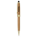 Bamboo Stylus & Pencil w/ Gold Trim